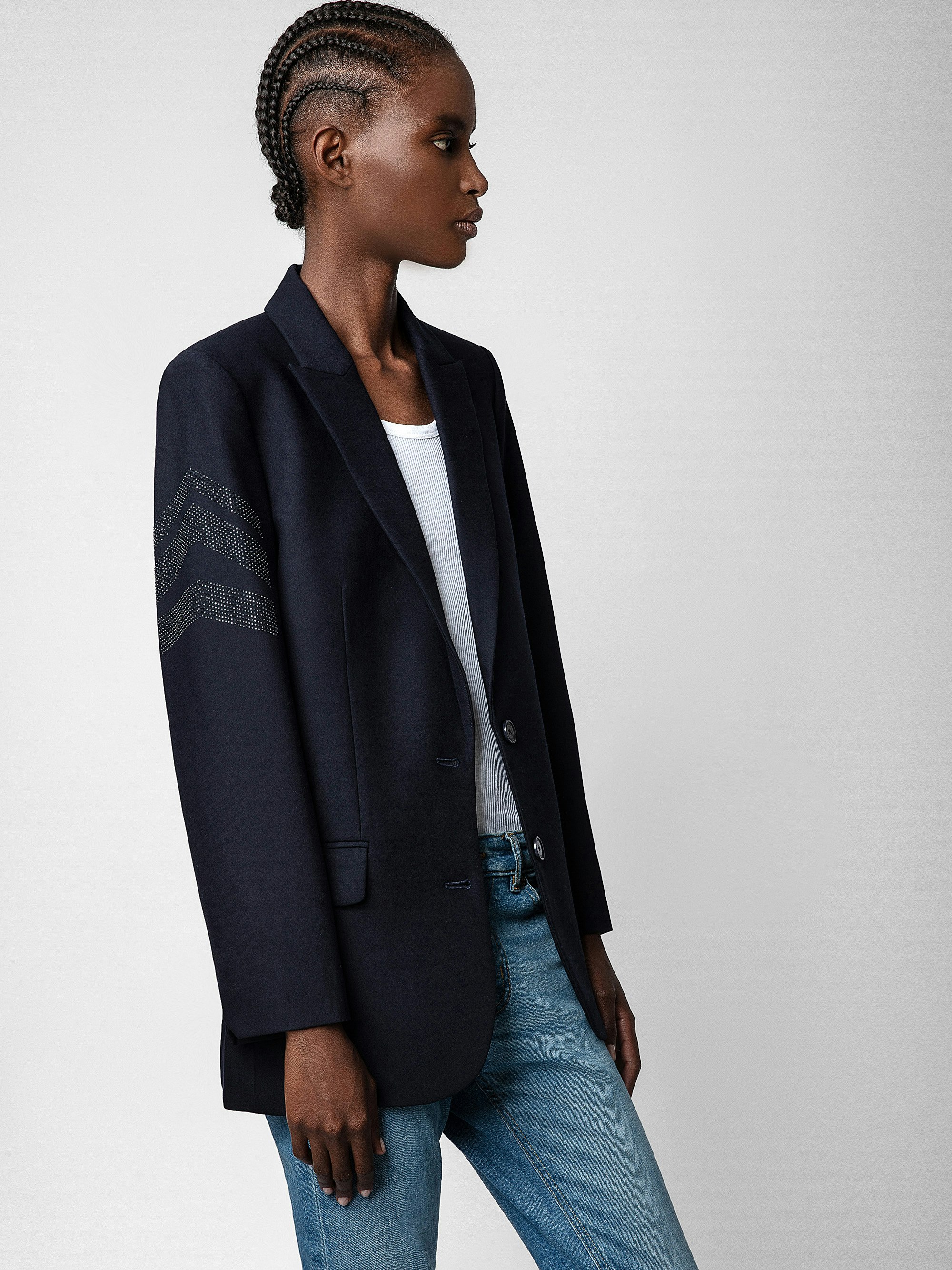 Viva Arrow Strass Blazer