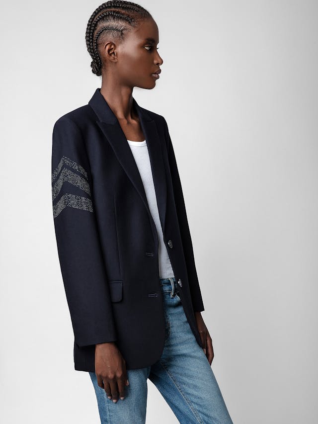 Viva Arrow Strass Blazer