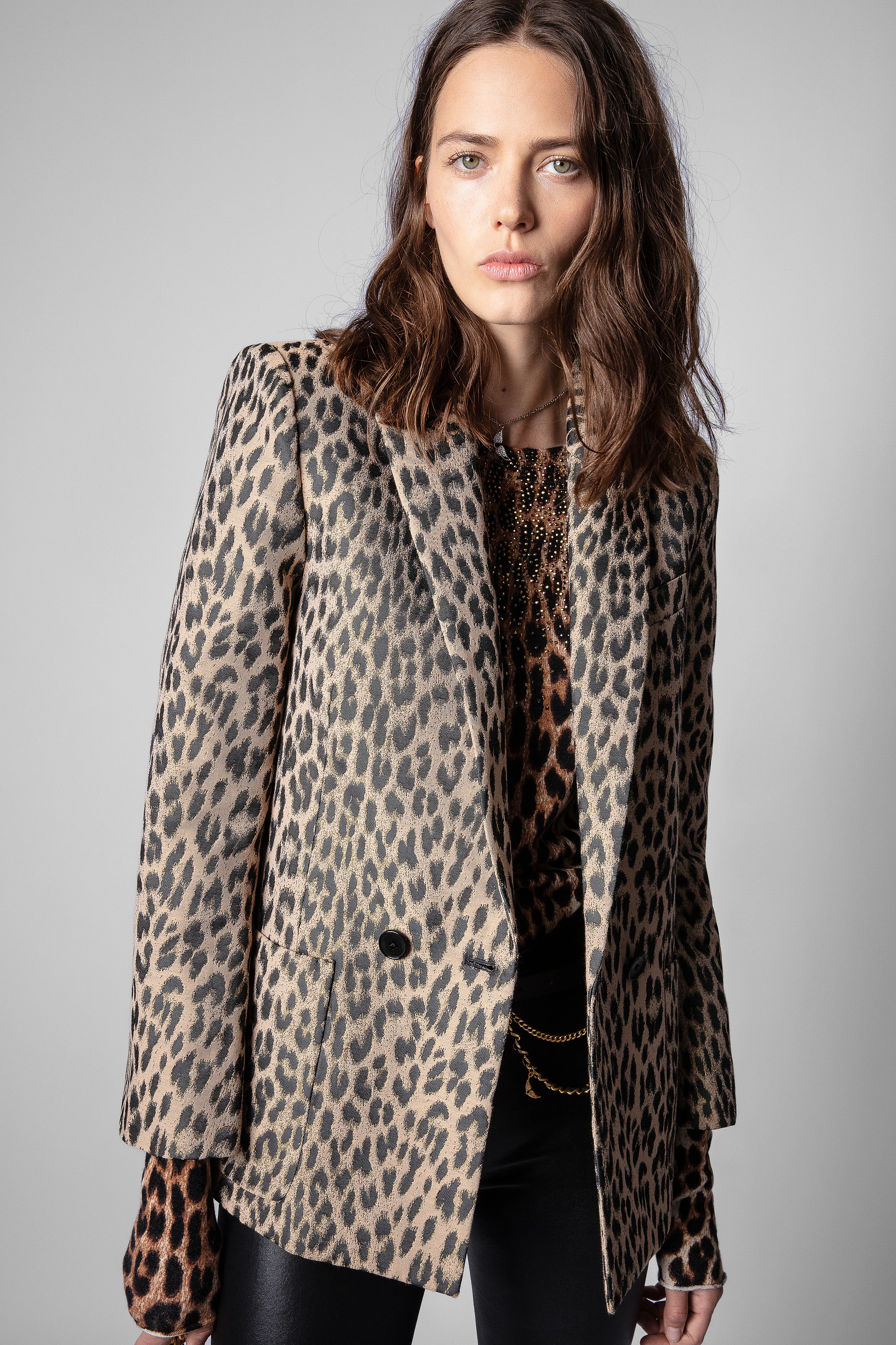 Visko Jac Leopard Blazer thumbnail 2