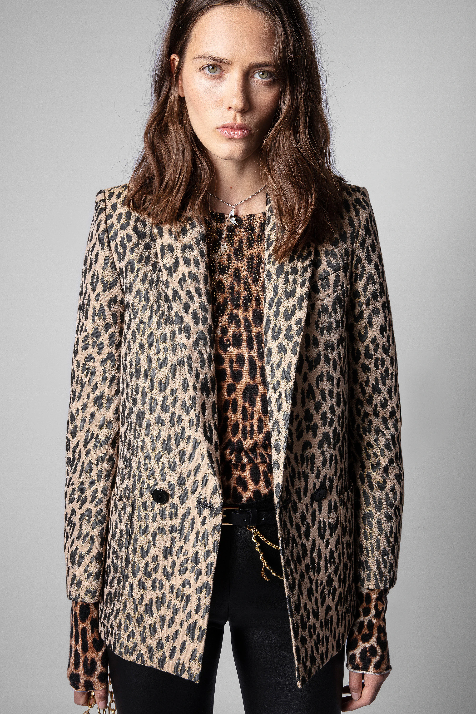 Visko Jac Leopard Blazer thumbnail 3