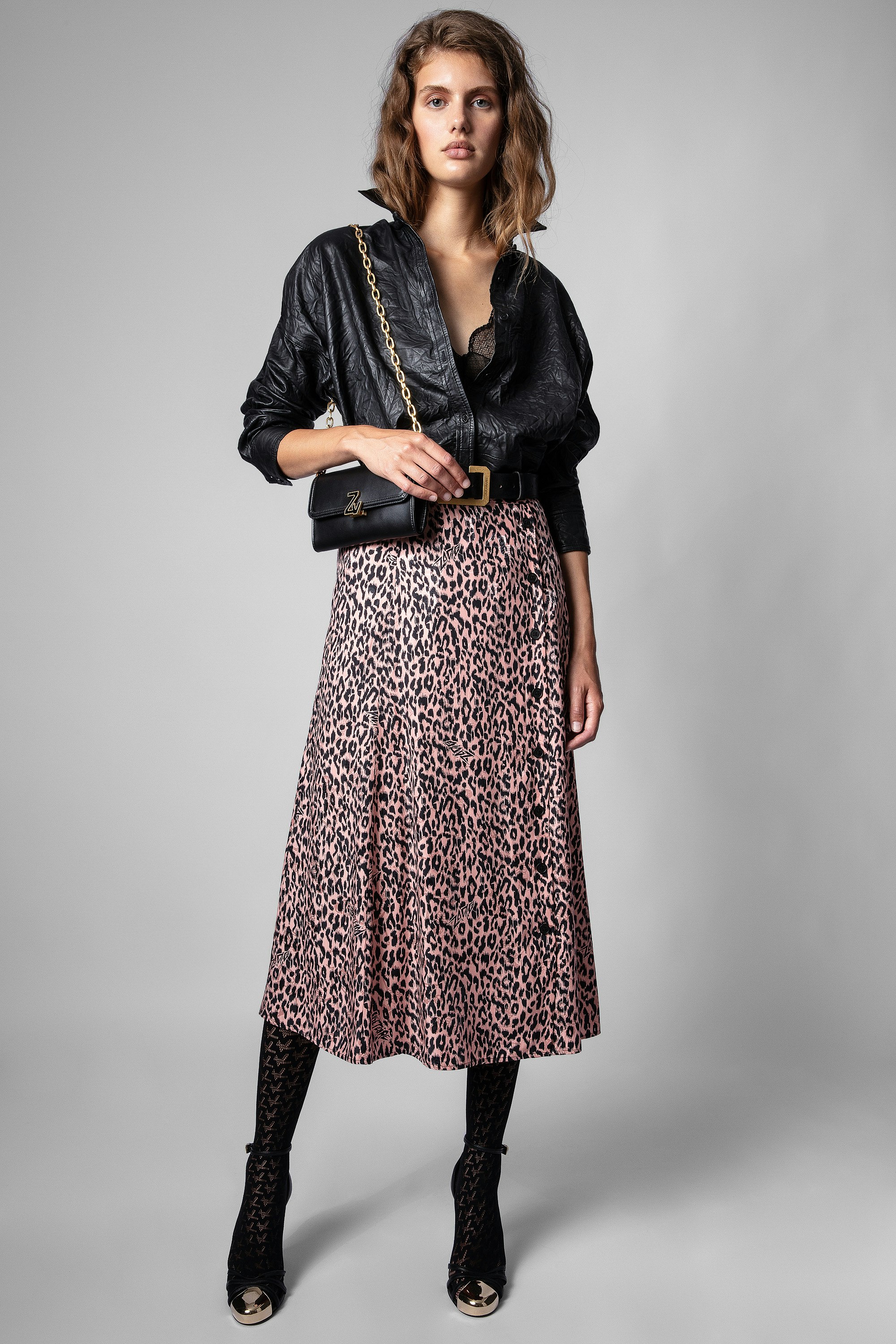 Rock June Silk Skirt