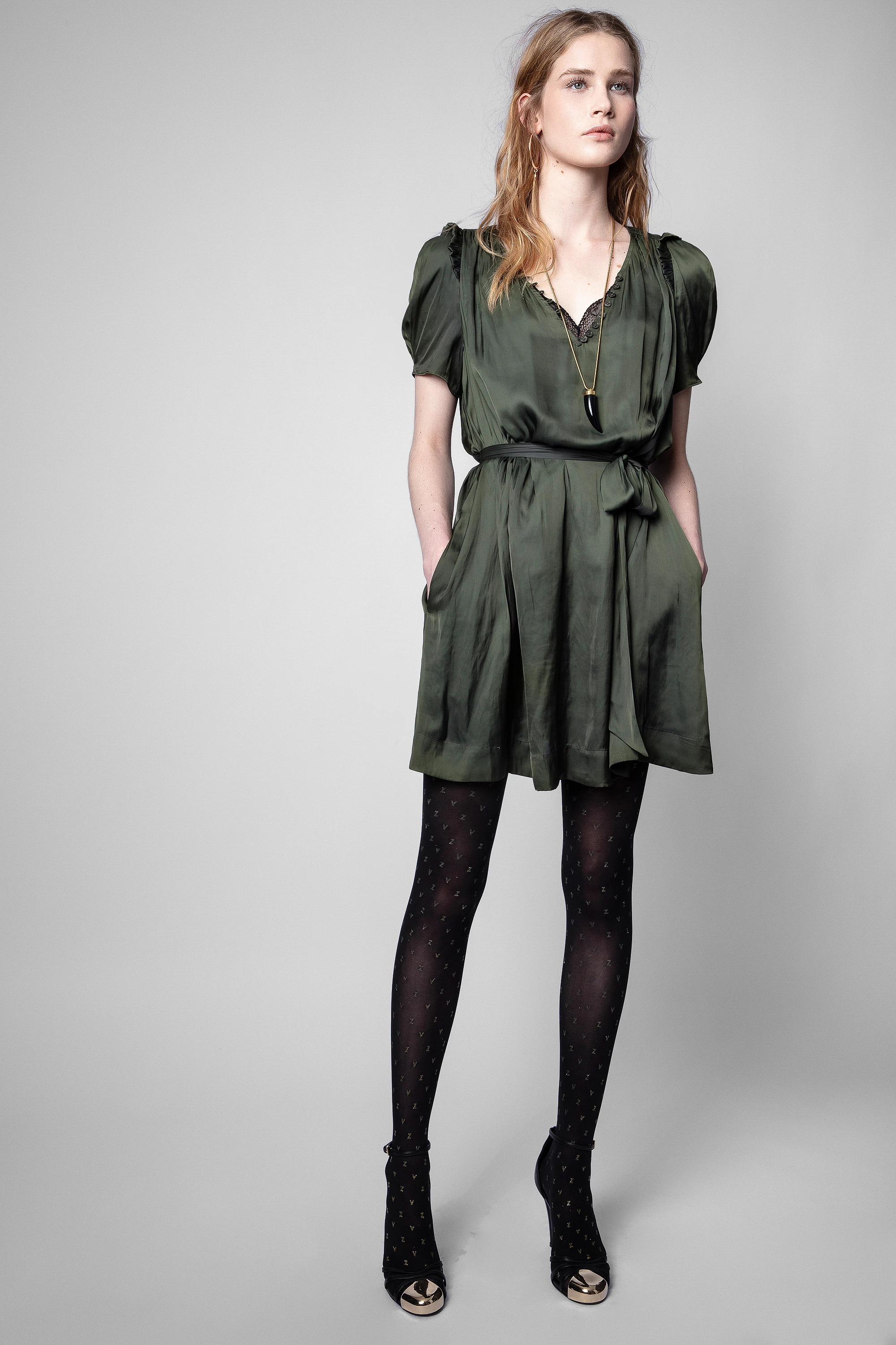 Rity Satin Dress thumbnail 4