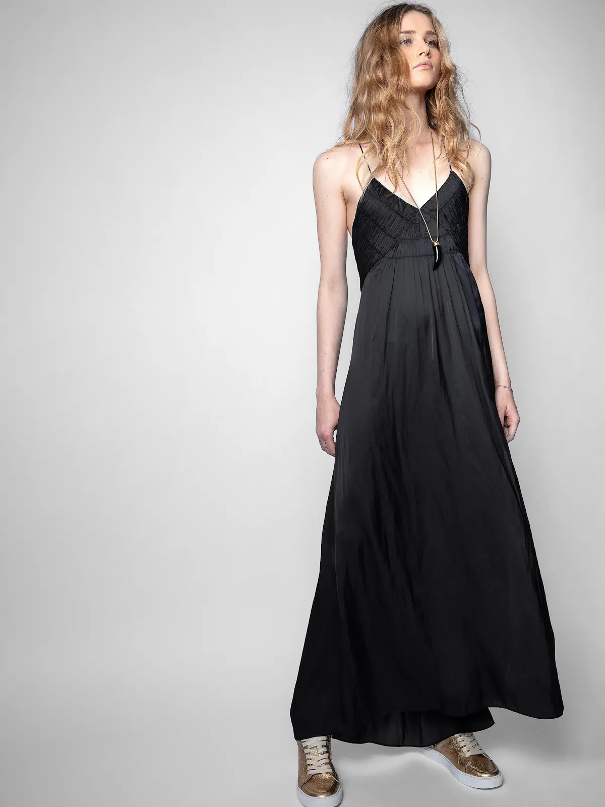 zadig & voltaire rayonne satin maxi dress Rayonne Satin Dress
