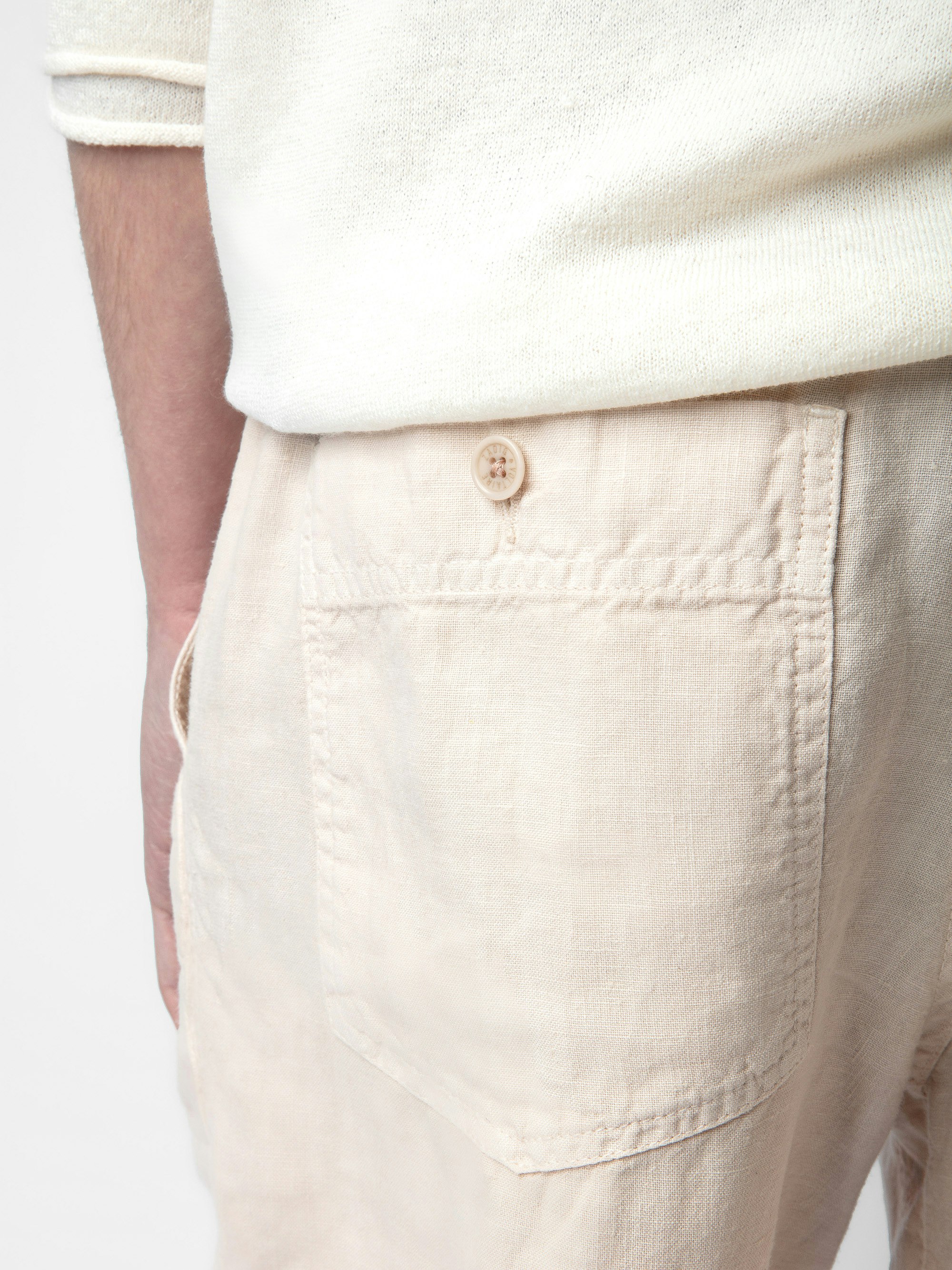 Pixel Linen Bermuda Shorts 3