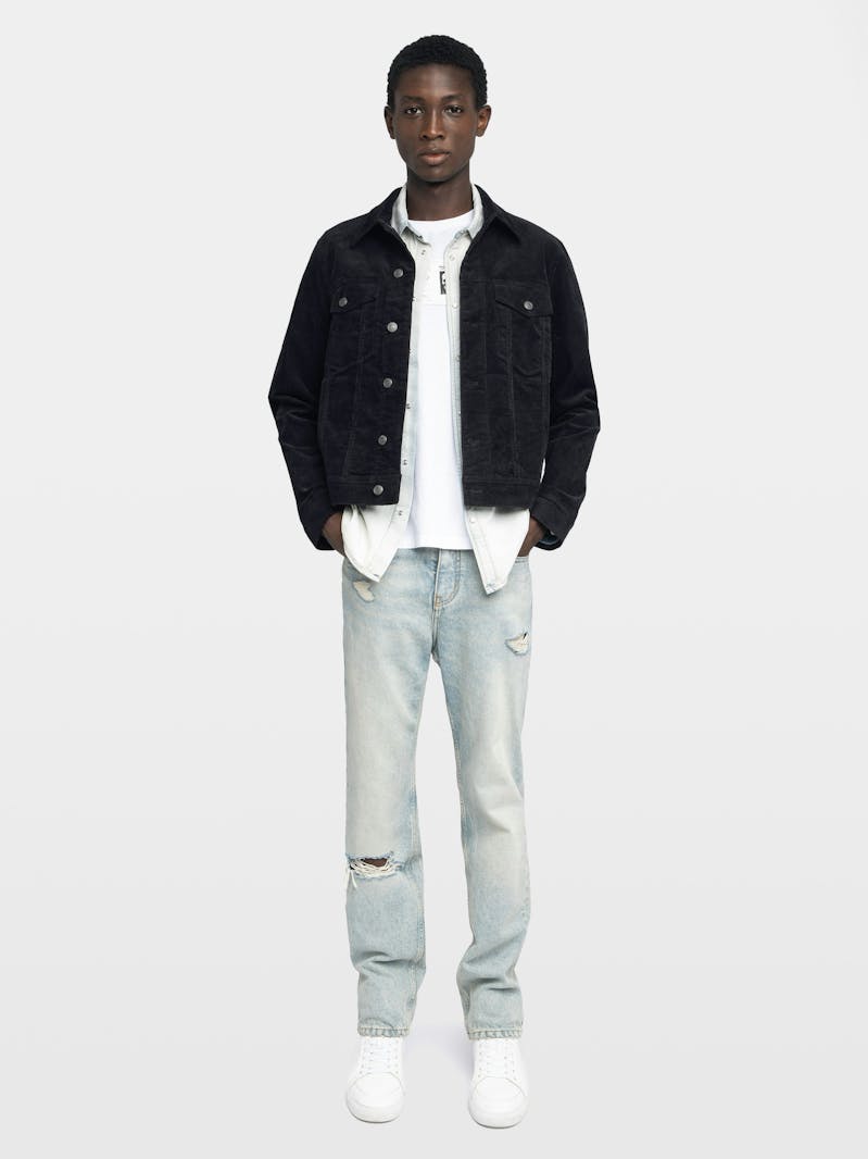 Chaqueta Bases Terciopelo