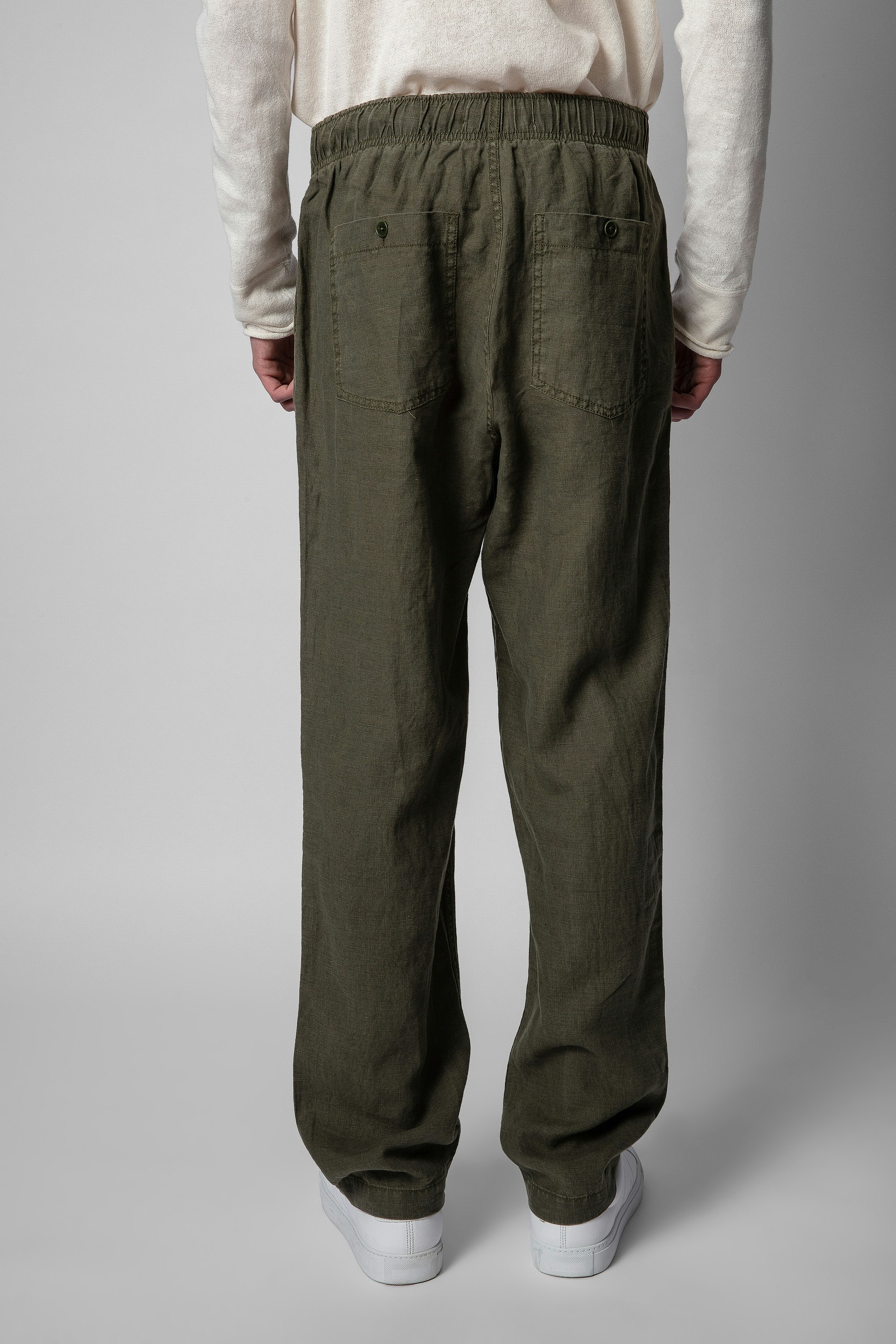 Linen Pixel Trousers