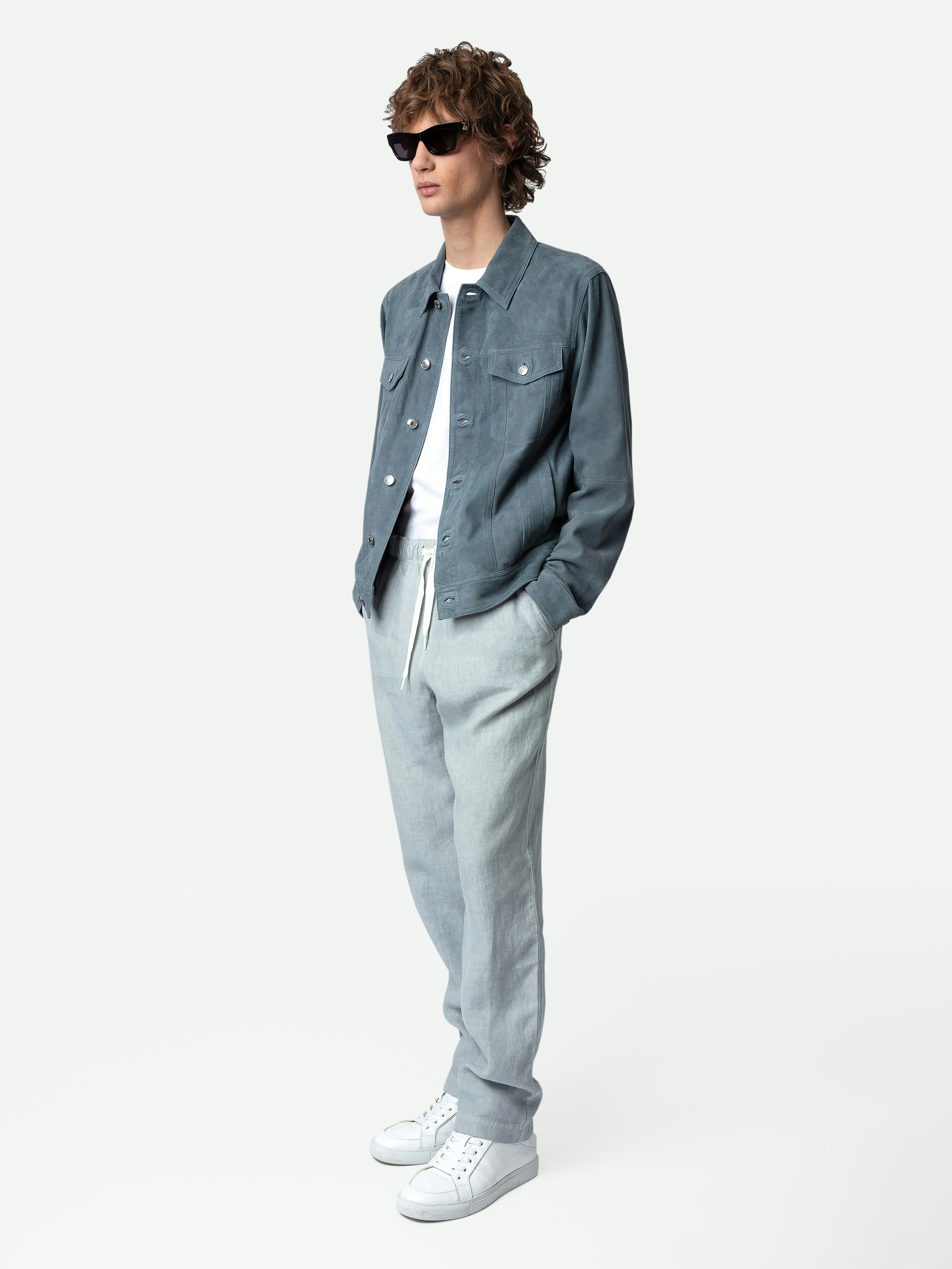 Pixel Linen Pants