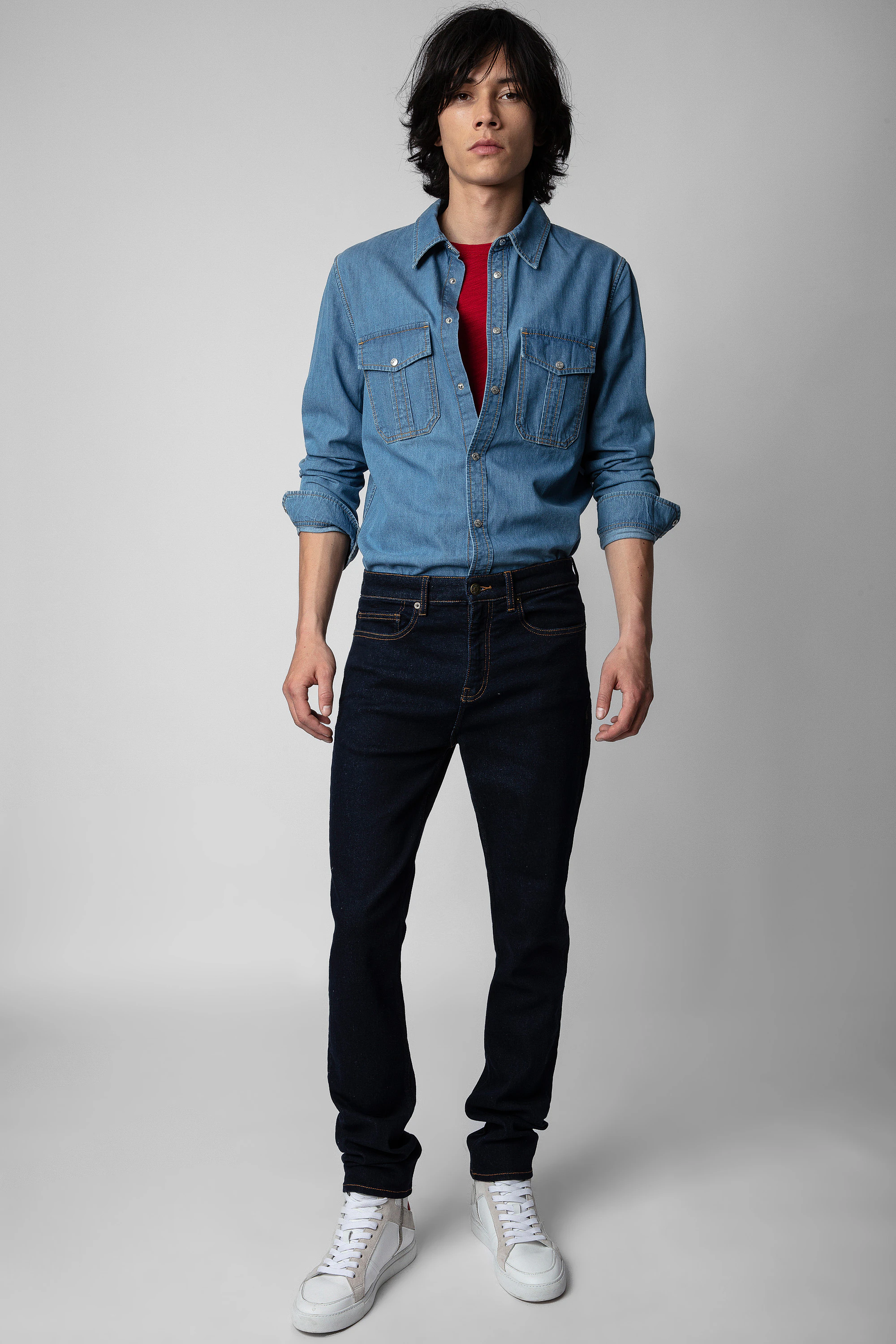 Stan Denim Shirt shirt blue men | Zadig&Voltaire