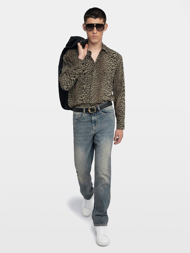 Tyric Leopard Print Shirt