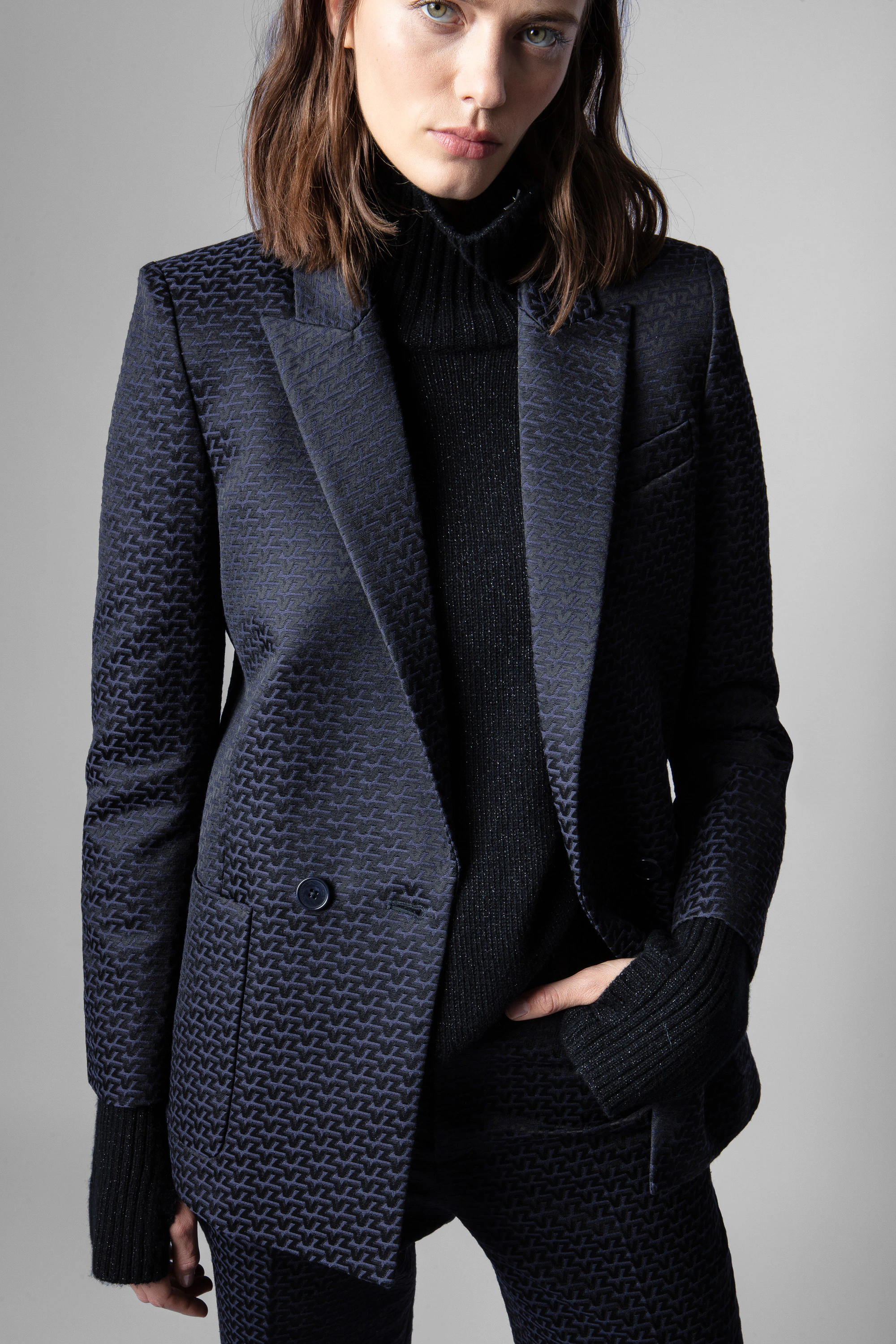 Visko Jac ZV Jacket blazer blue women | Zadig&Voltaire