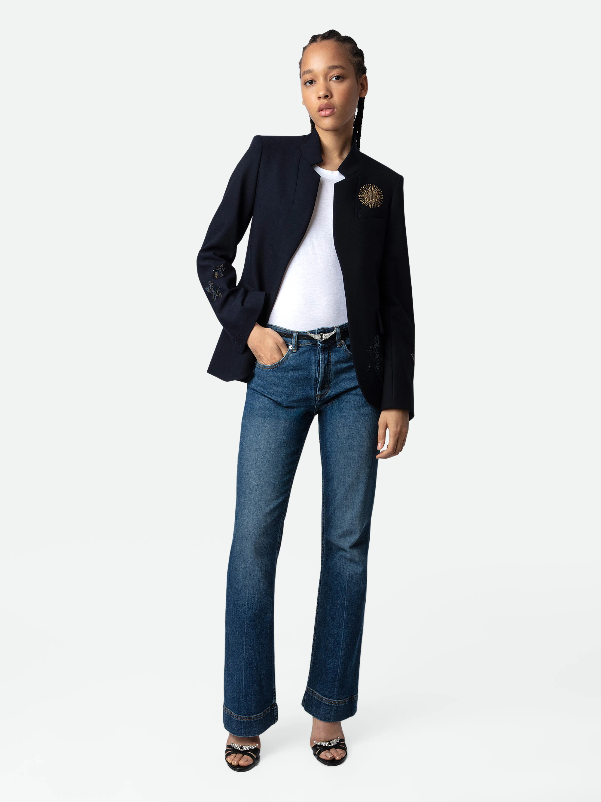 Very Multi Strass Blazer blazer blue women | Zadig&Voltaire