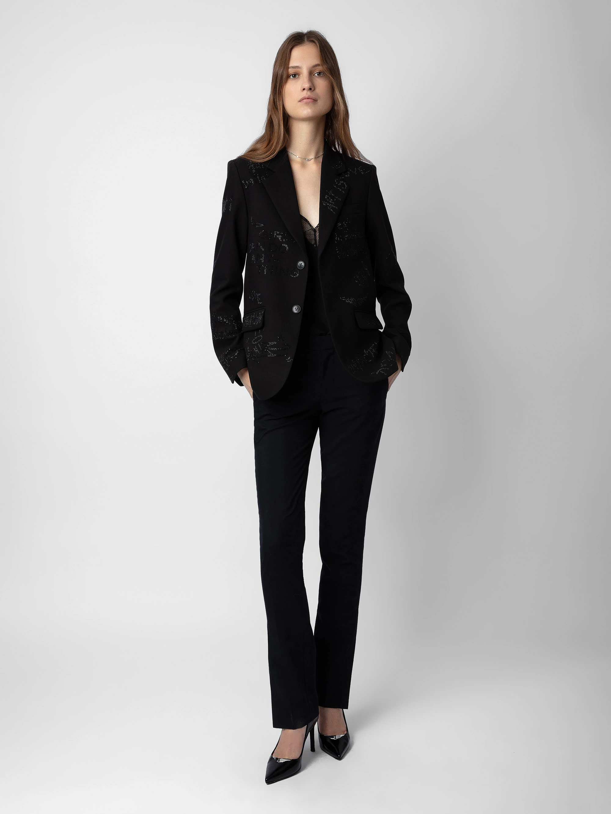Vanille Diamanté Blazer | Zadig&Voltaire