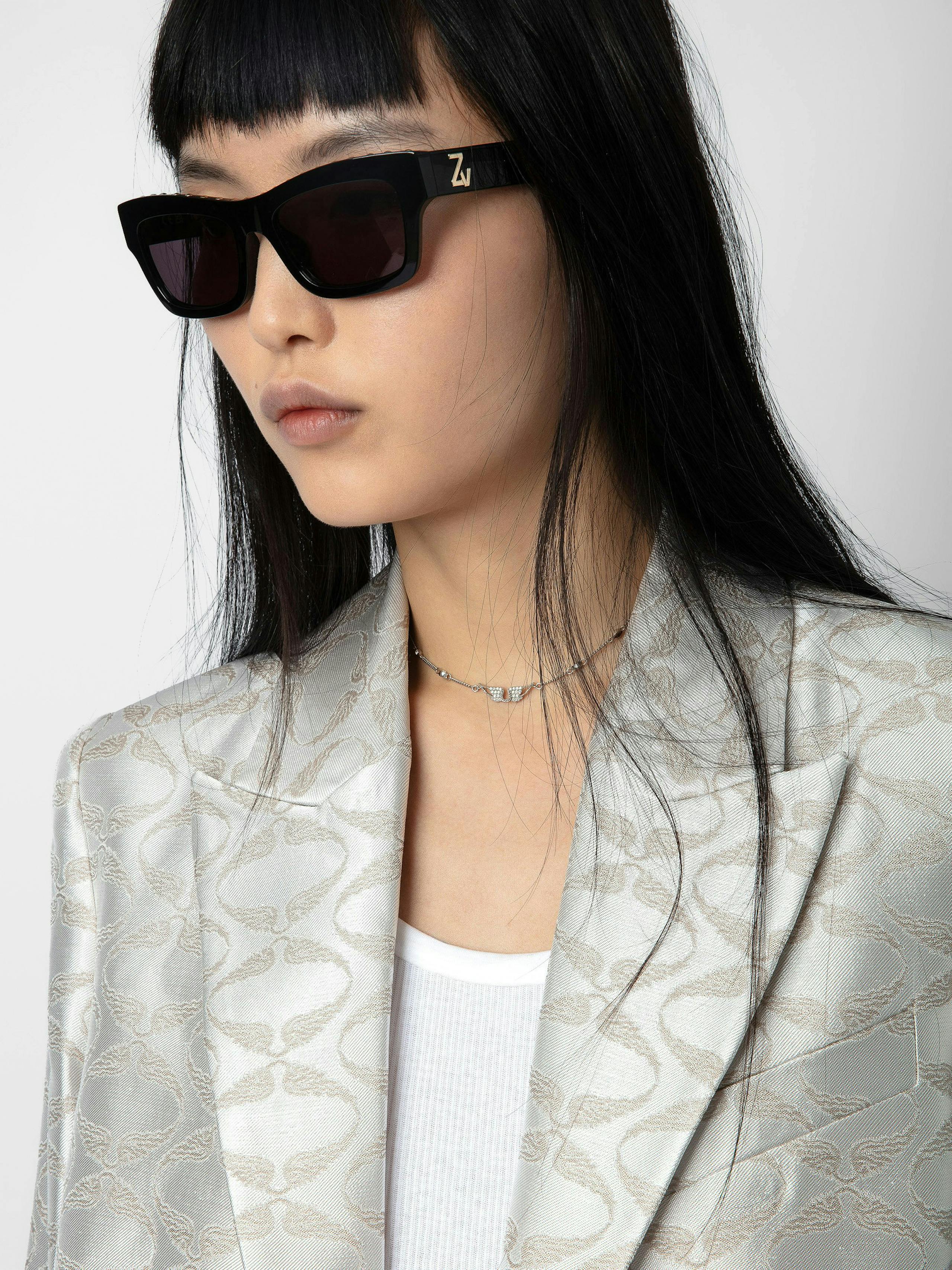 Vicka Wings Jacquard Blazer 4