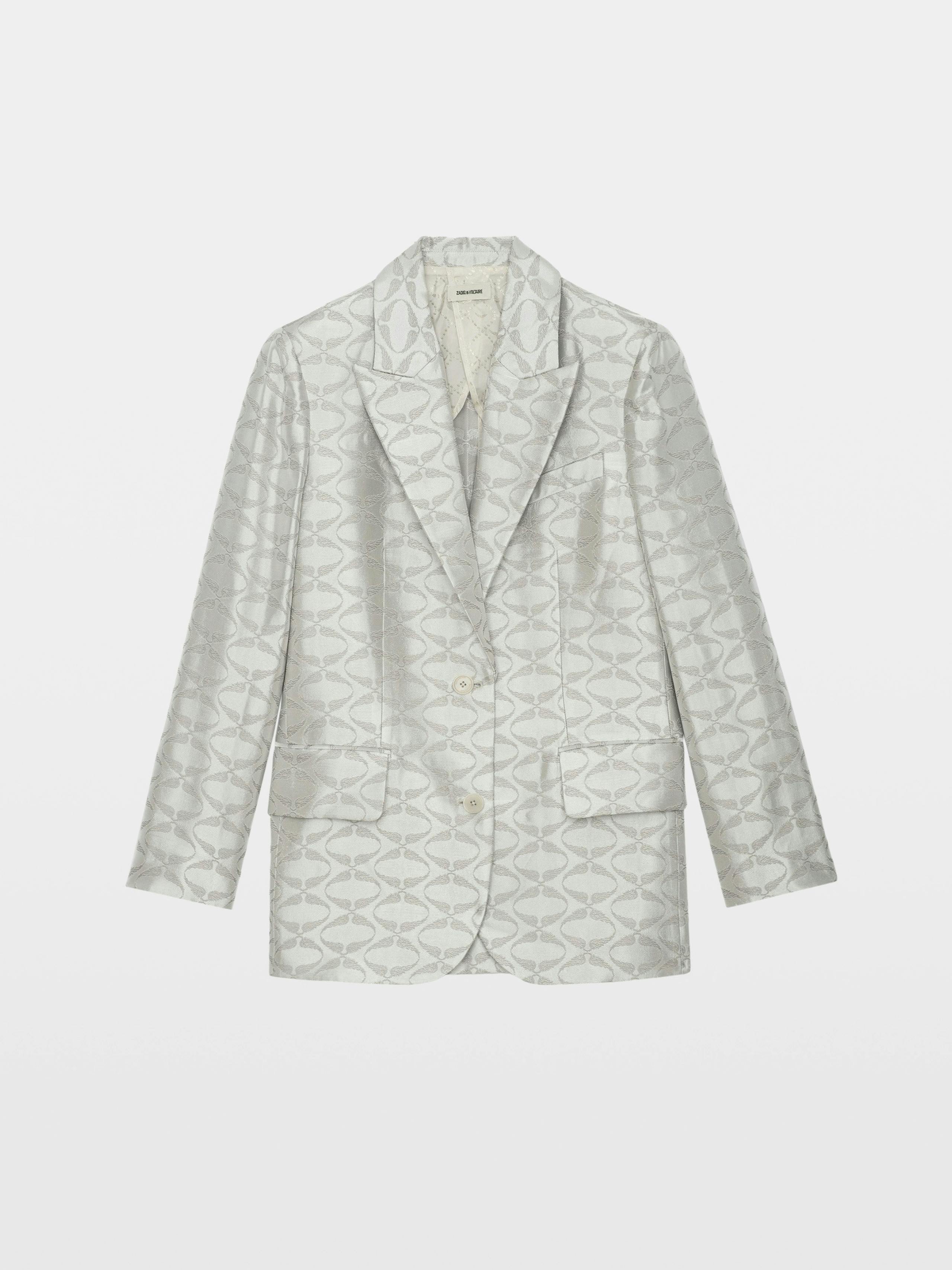 Vicka Wings Jacquard Blazer 6