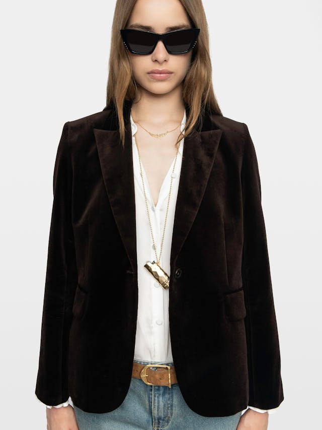 Vavy Velvet Blazer