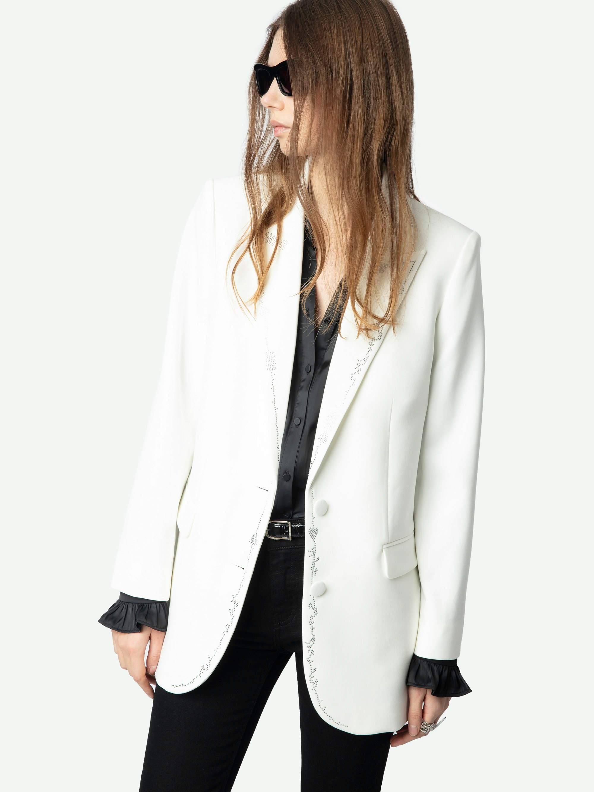 Viva Women's Rhinestone Blazer