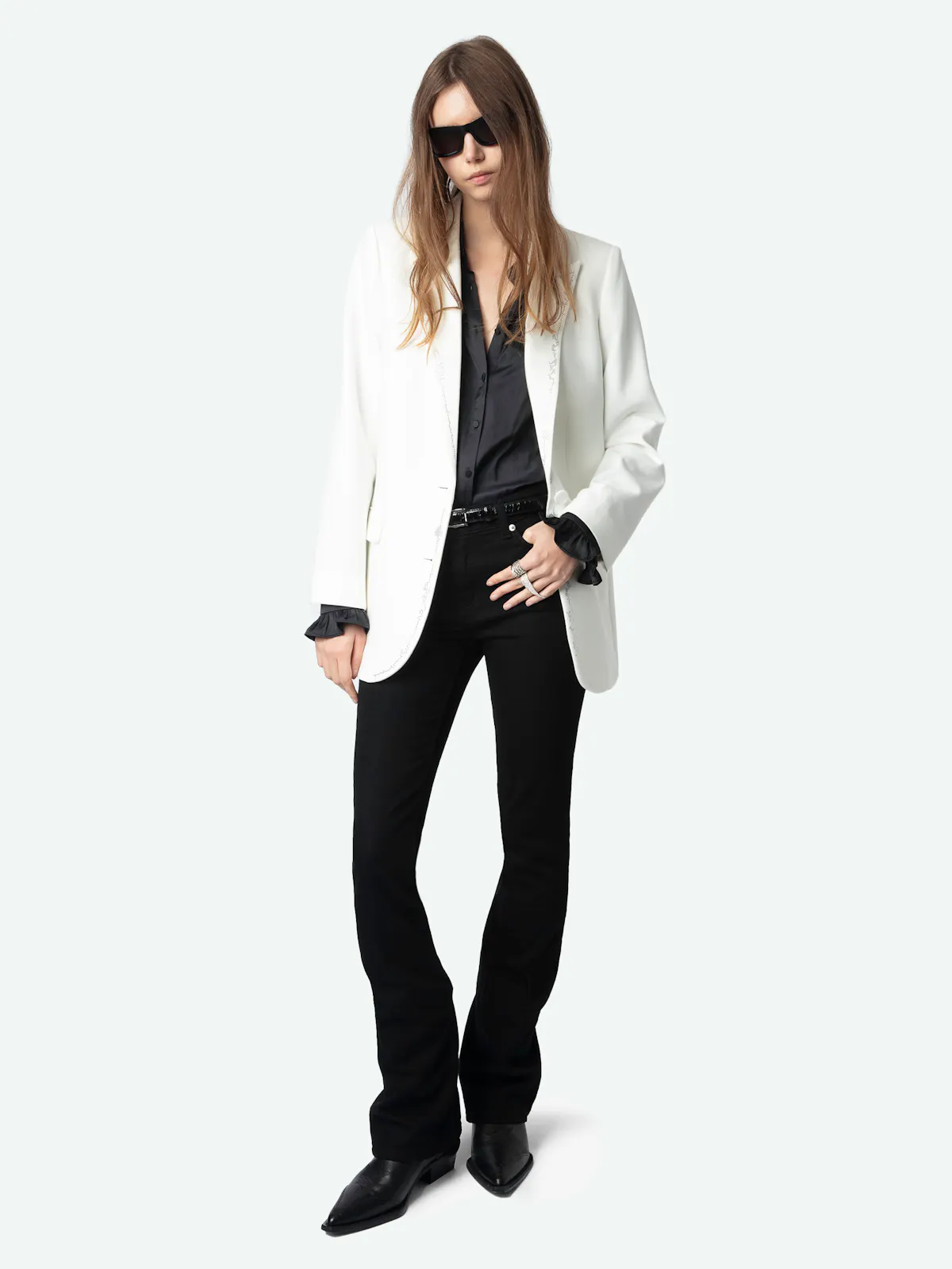 Viva Women's Rhinestone Blazer