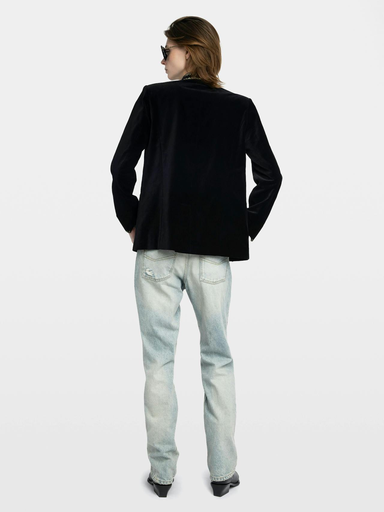 Verysa Velvet Blazer