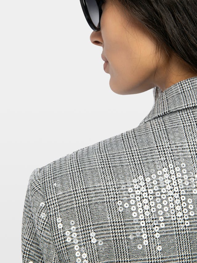 Vanille Sequin Blazer