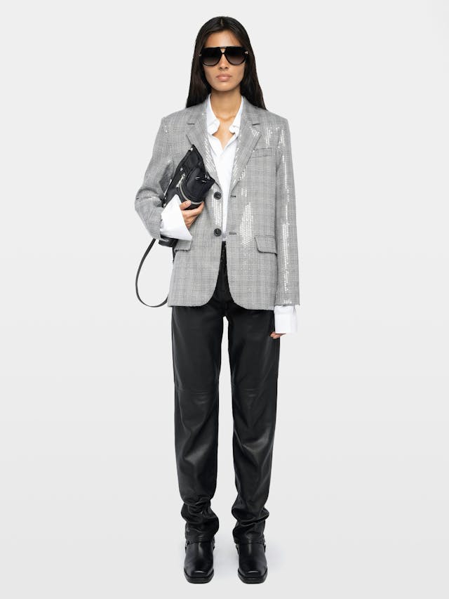 Vanille Sequin Blazer