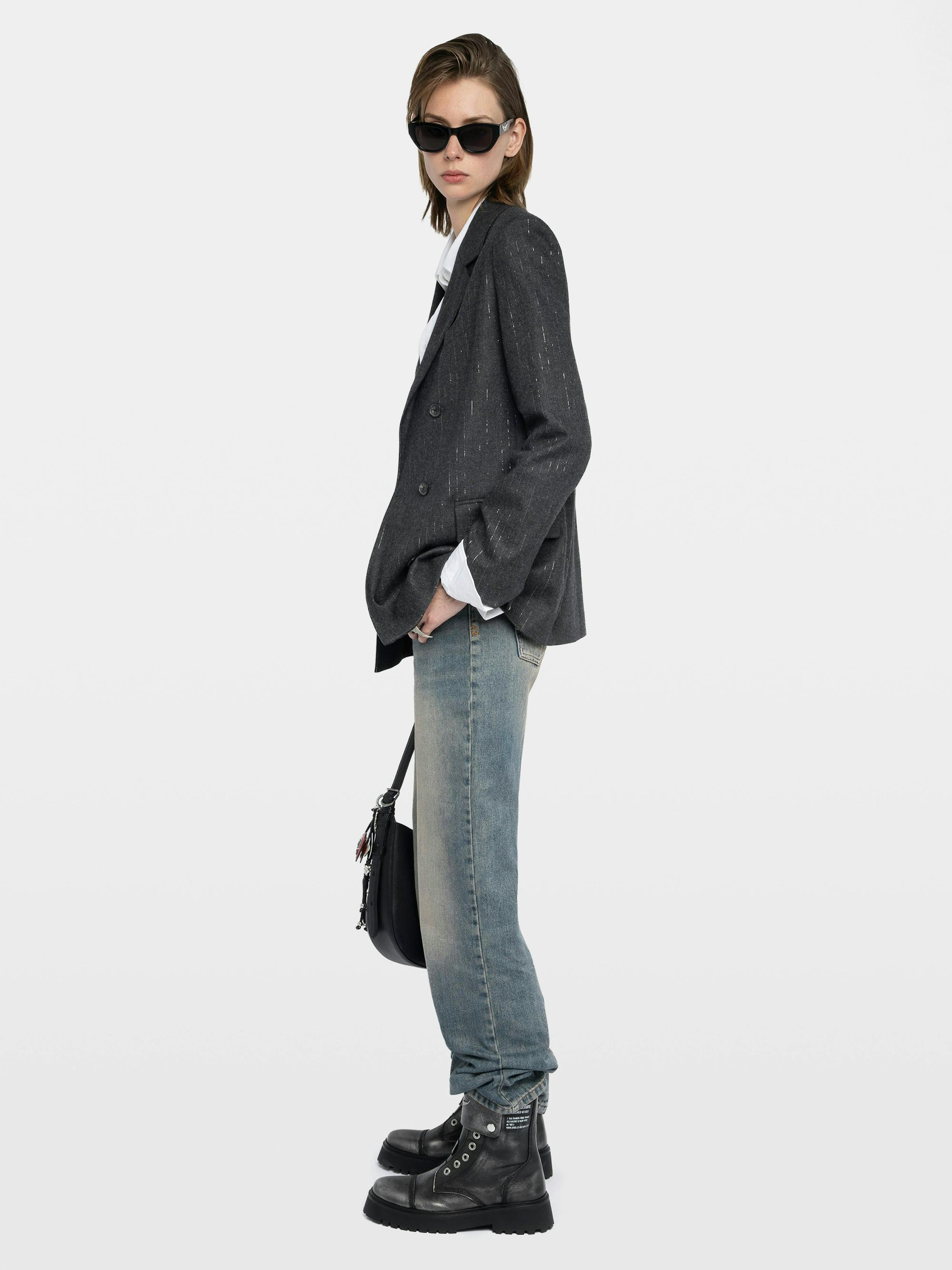 Vaska Pinstripe Blazer 3