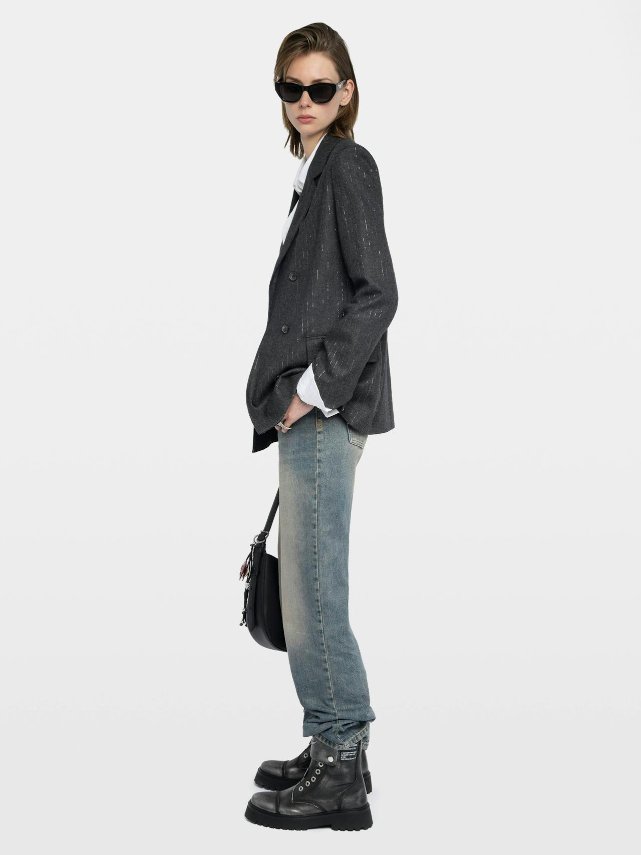 Vaska Pinstripe Blazer