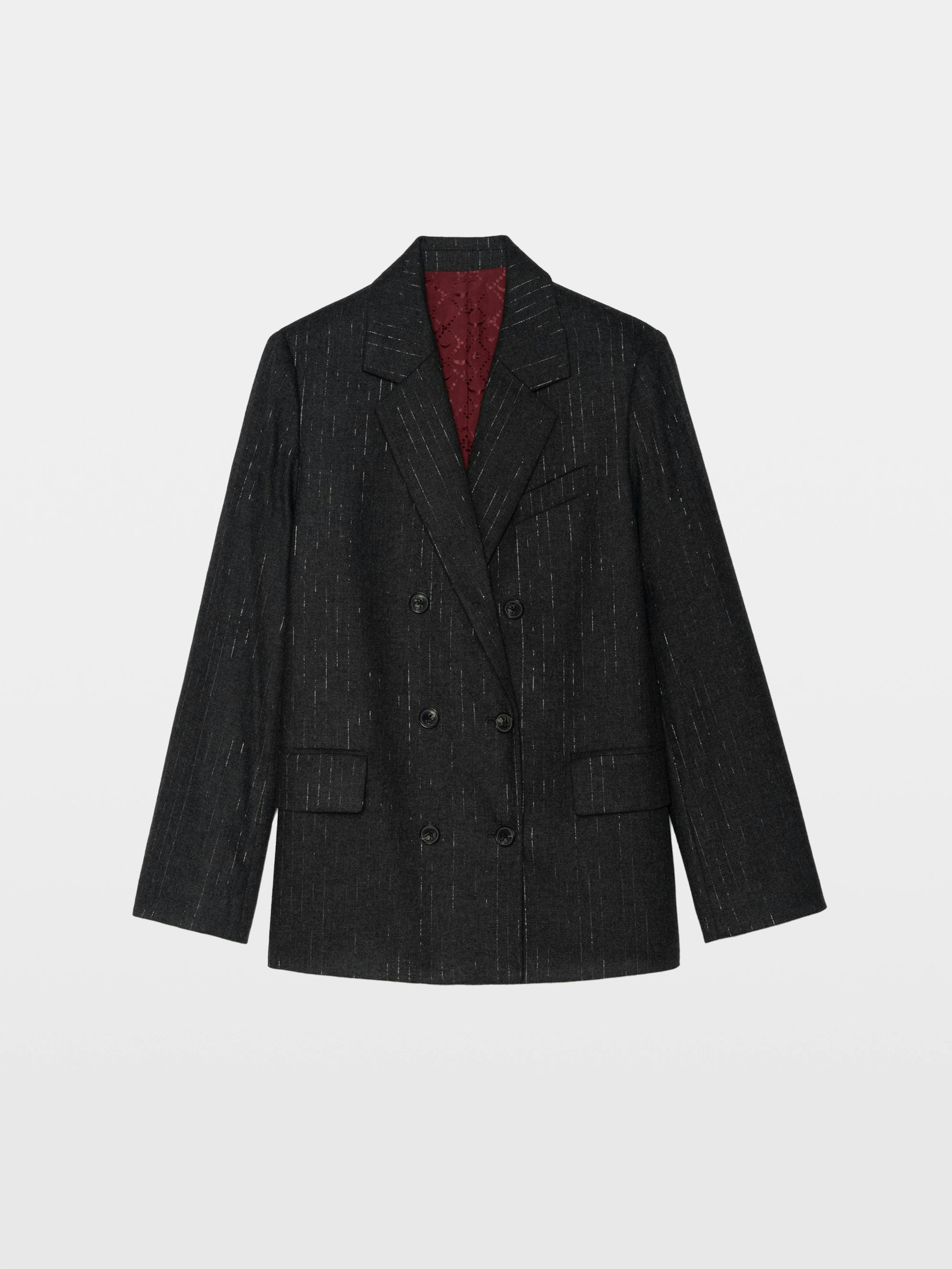 Vaska Pinstripe Blazer 6