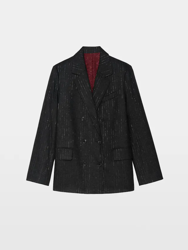 Vaska Pinstripe Blazer