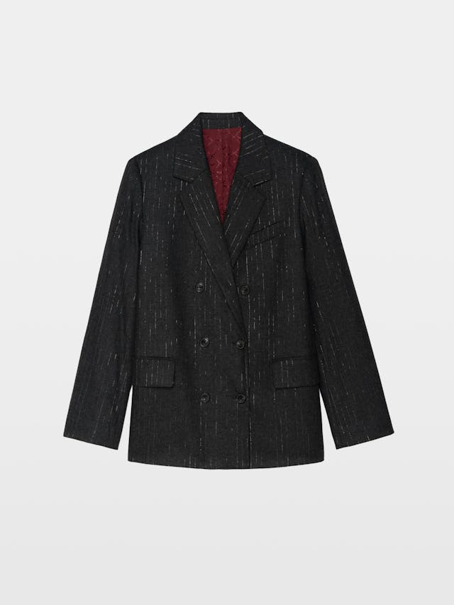 Vaska Pinstripe Blazer