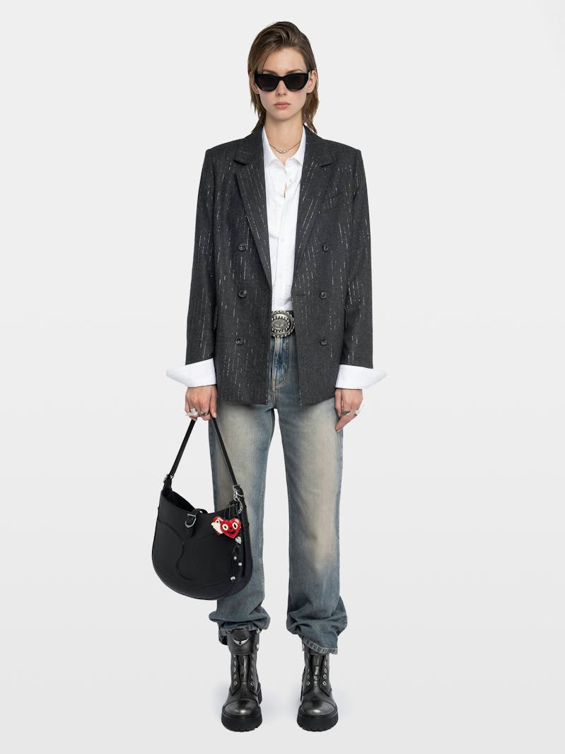 Vaska Pinstripe Blazer