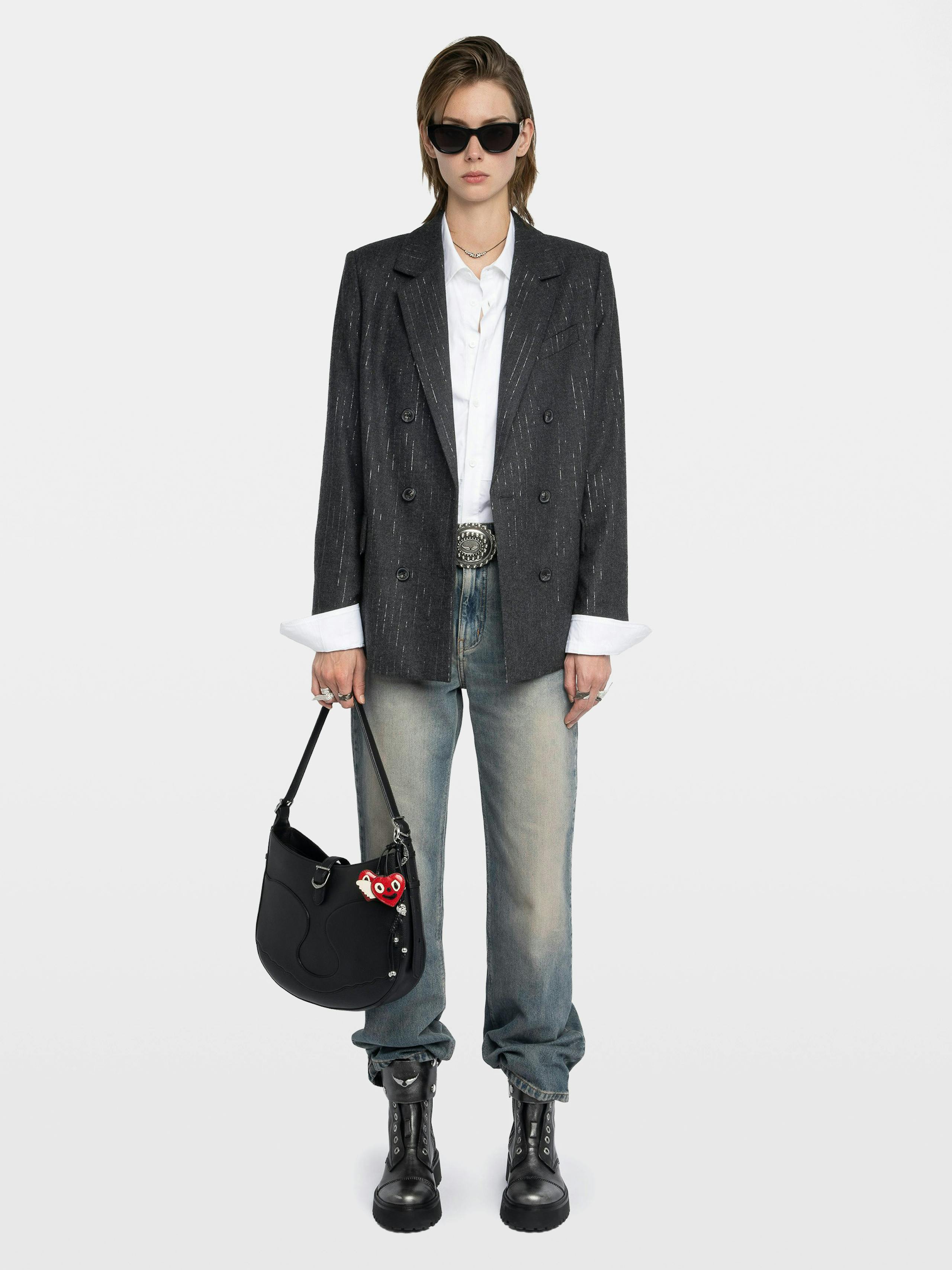 Vaska Pinstripe Blazer 1