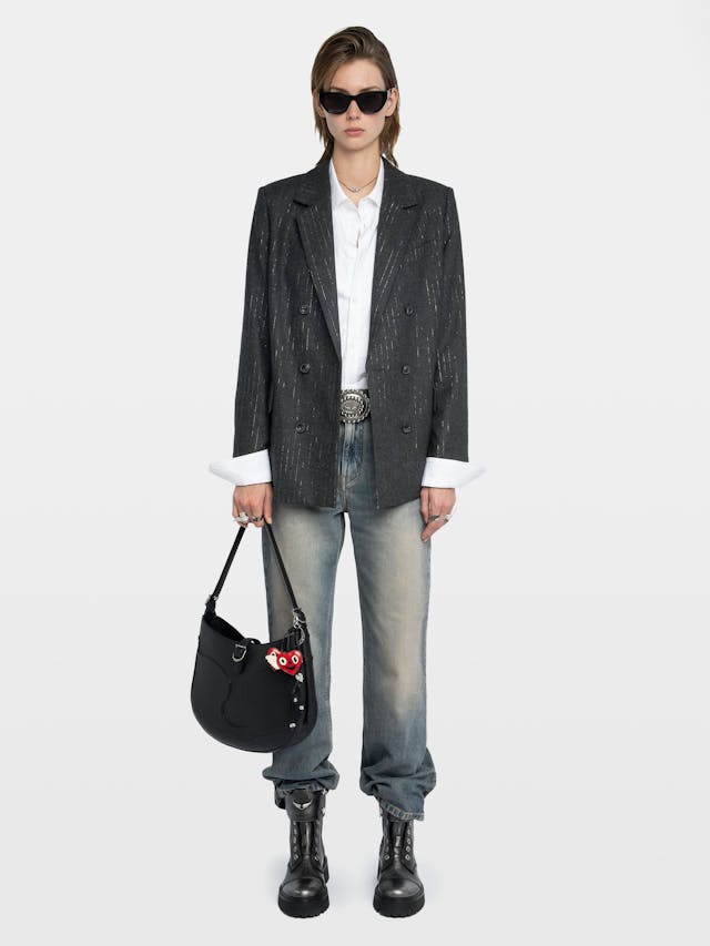 Vaska Pinstripe Blazer