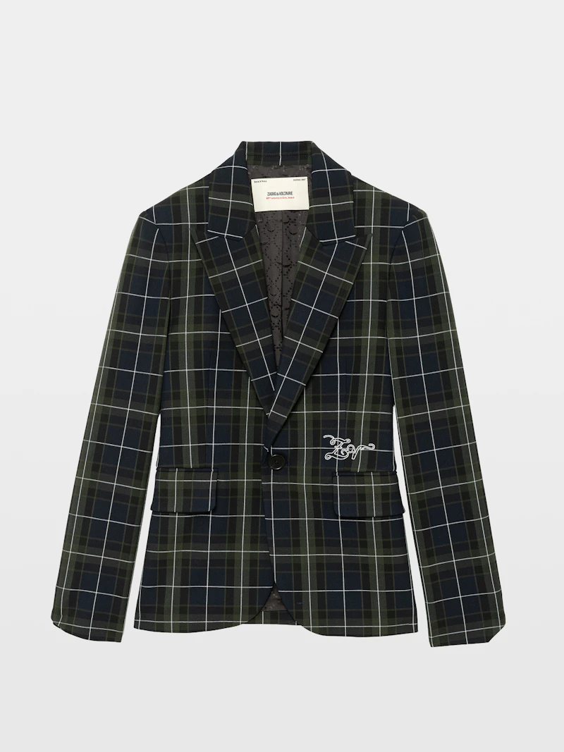 Blazer Vavy — Tartan Marine — Zadig & Voltaire