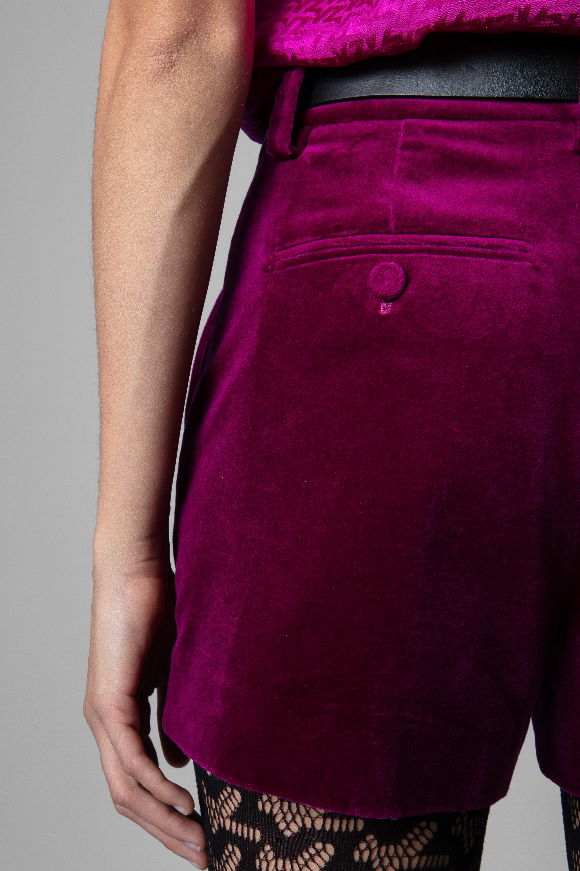 Short Pink Velours thumbnail 5