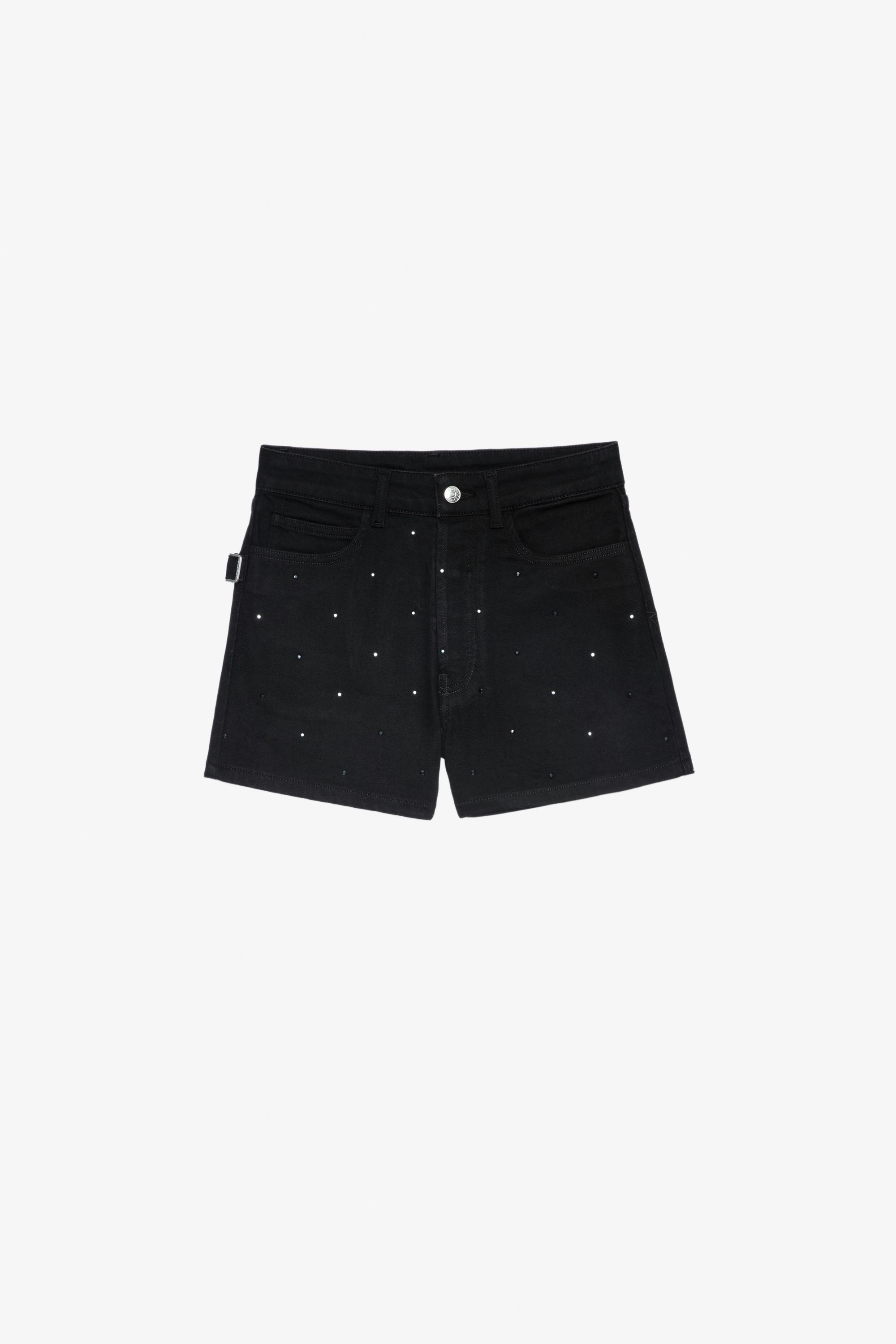 Sissi Denim Strass Shorts