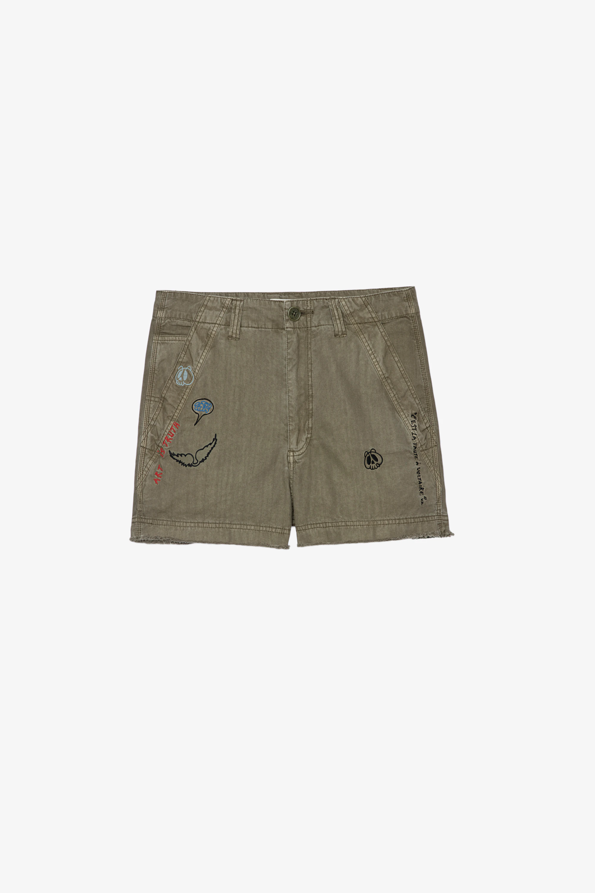 Sparky Shorts shorts kaki women | Zadig&Voltaire
