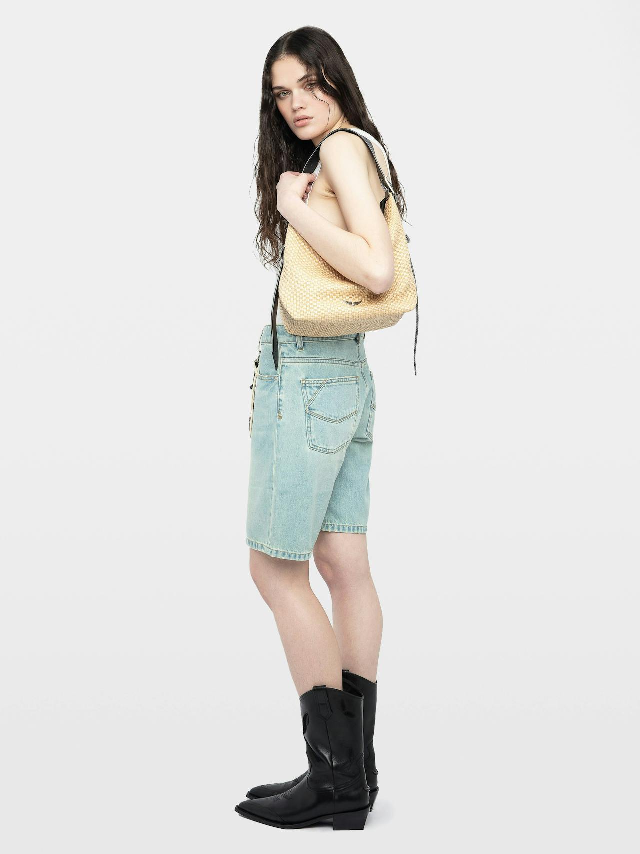 Sady Denim Bermuda Shorts