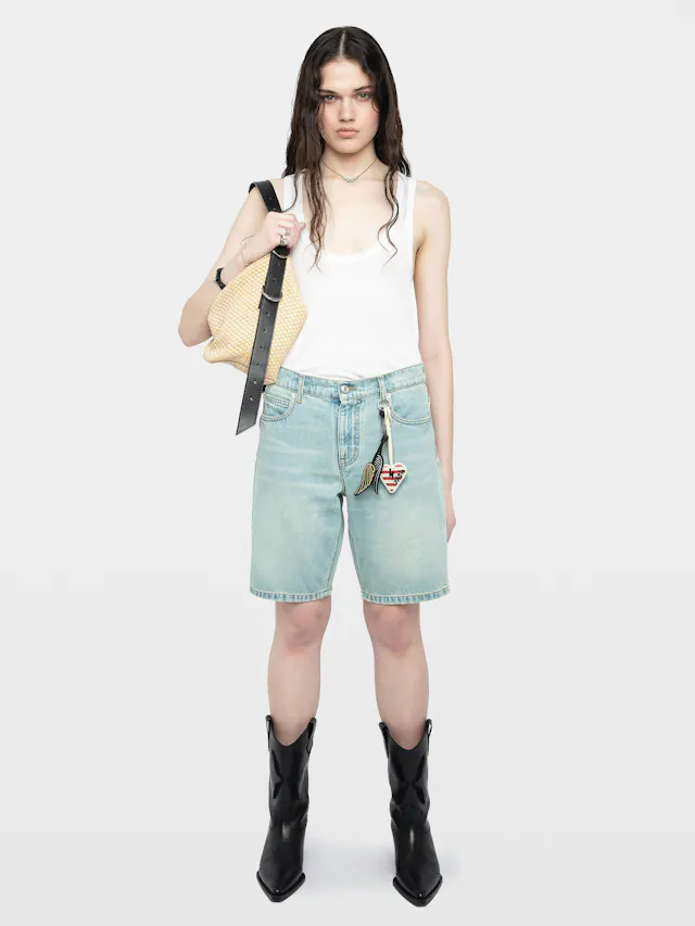 Sady Denim Bermuda Shorts
