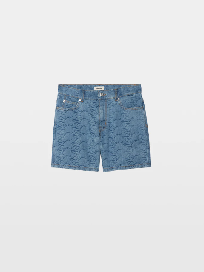 Zadig & Voltaire Sadys Shorts In Blue