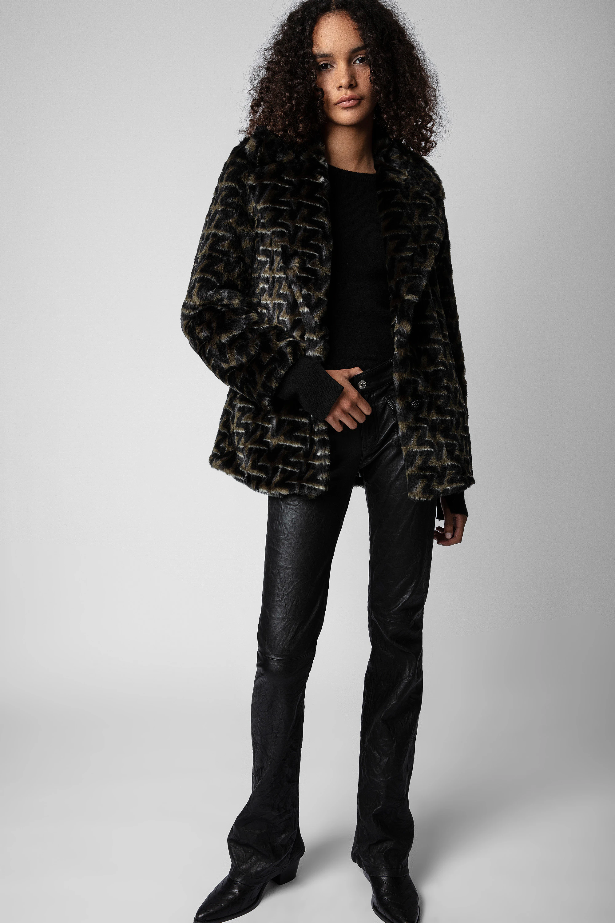 Fera Coat coat kaki women | Zadig&Voltaire