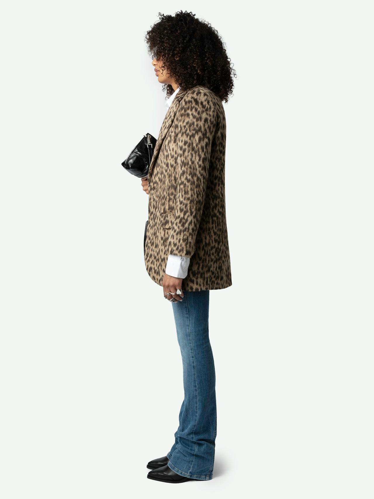 Mantel Violet Leopard 5