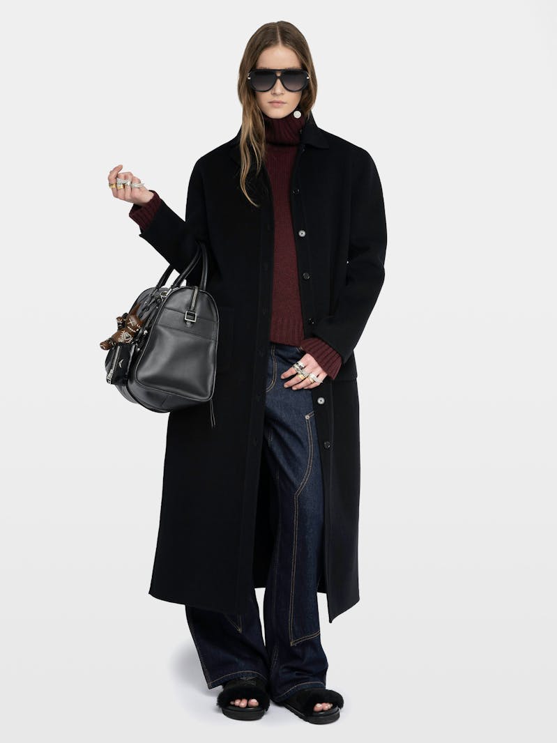Micro Wool Coat