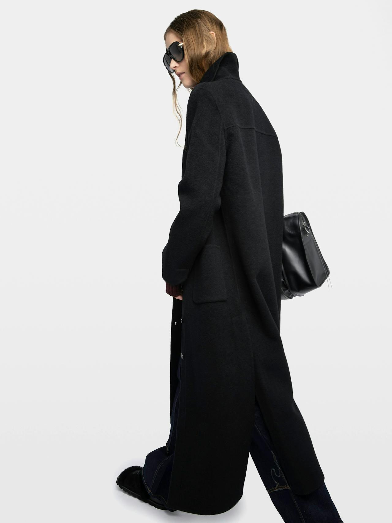 Micro Wool Coat