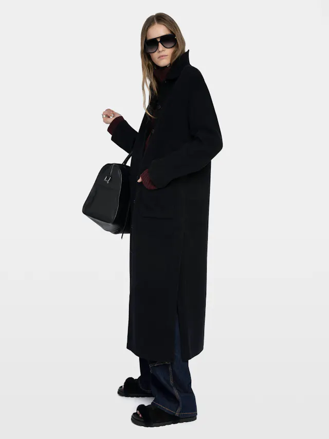Micro Wool Coat