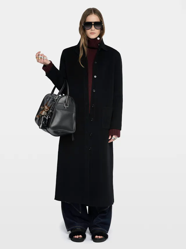 Micro Wool Coat