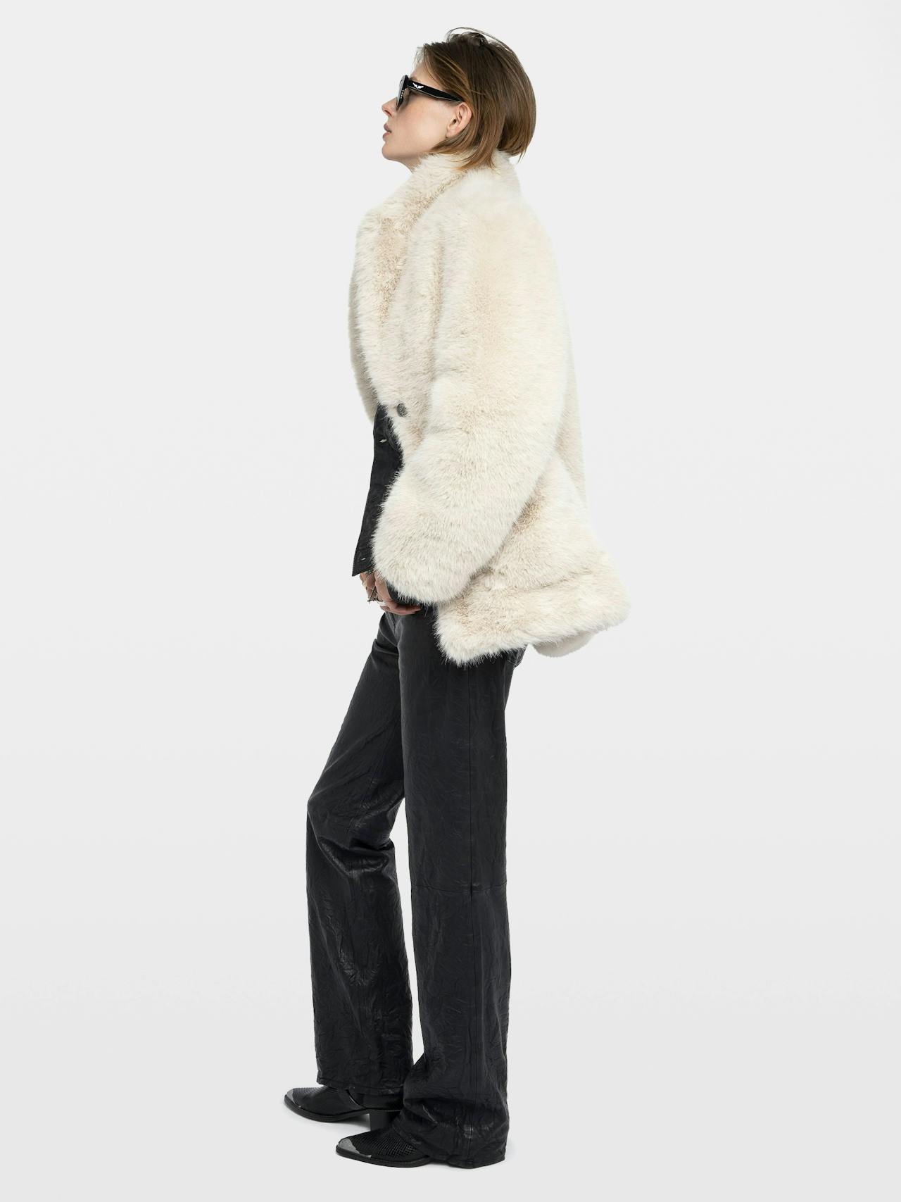 Fleur Faux Fur Coat