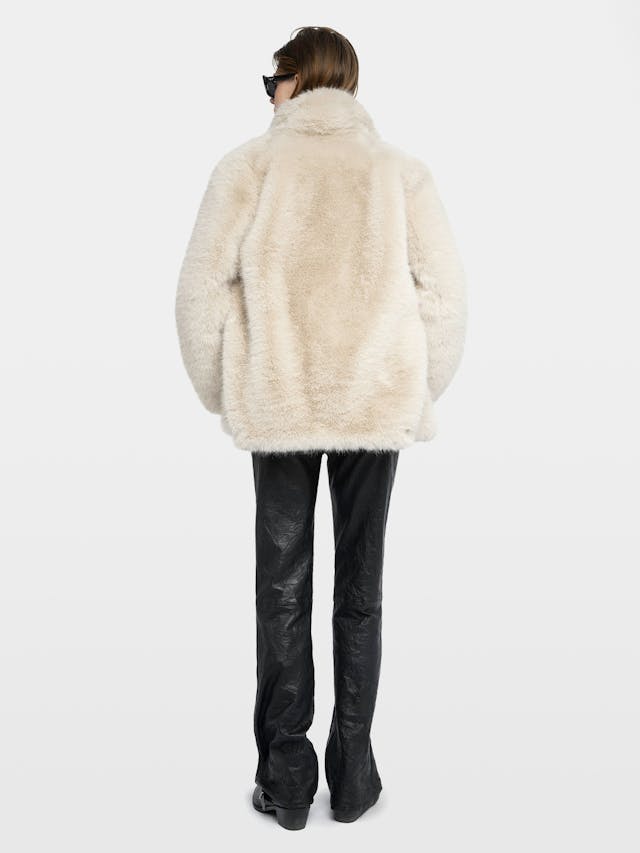 Fleur Faux Fur Coat