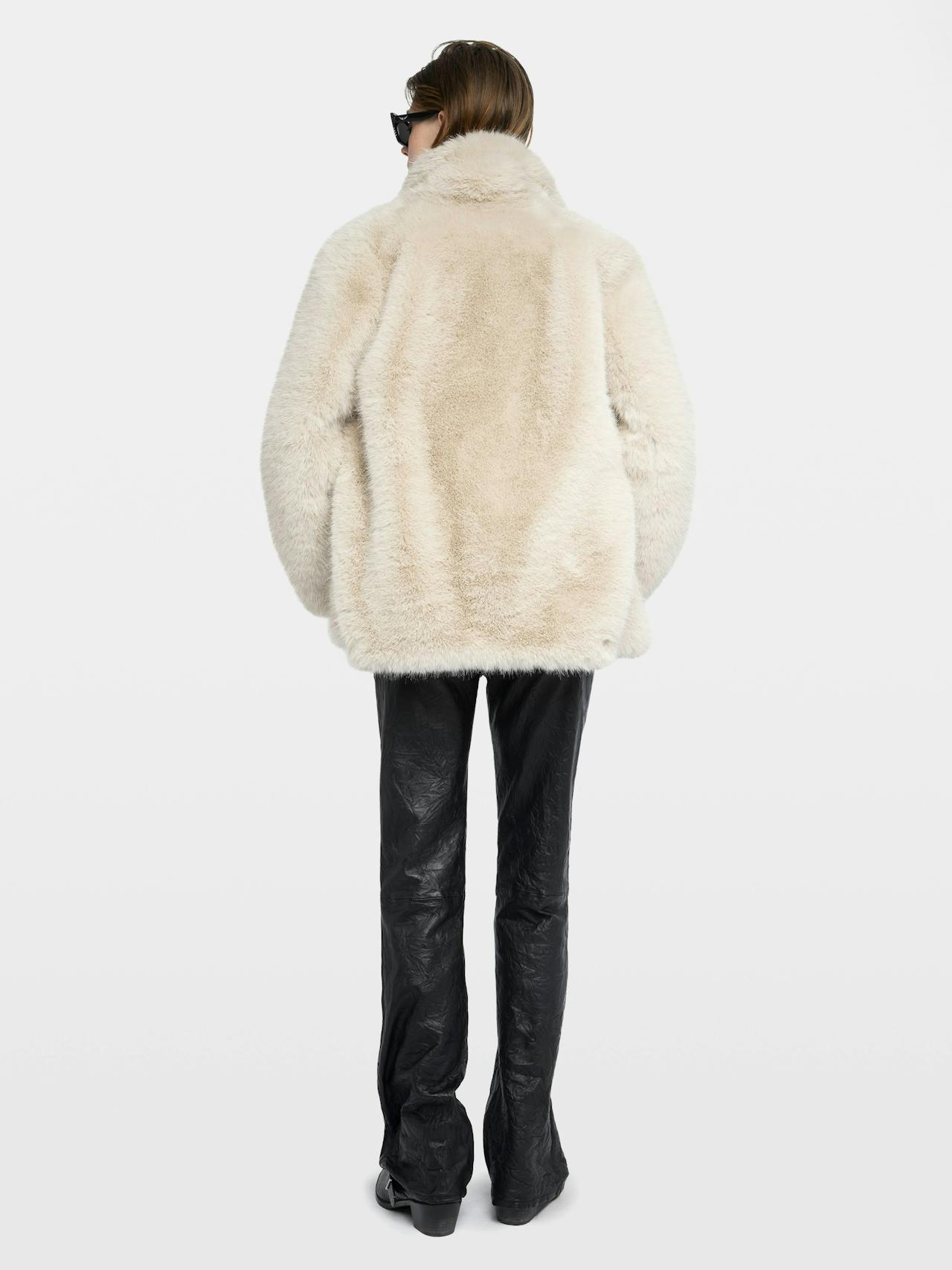 Fleur Faux Fur Coat