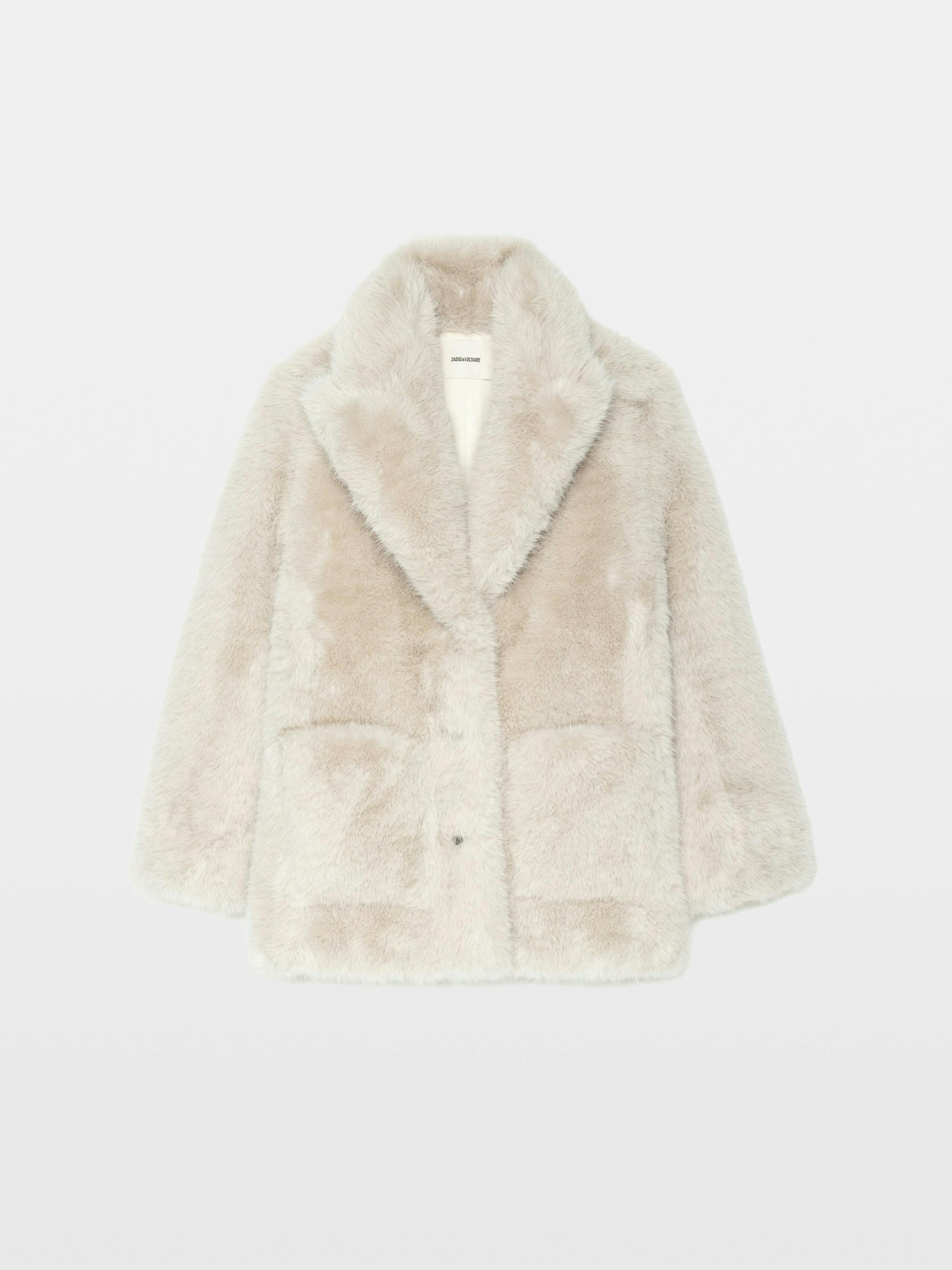 Fleur Faux Fur Coat 7