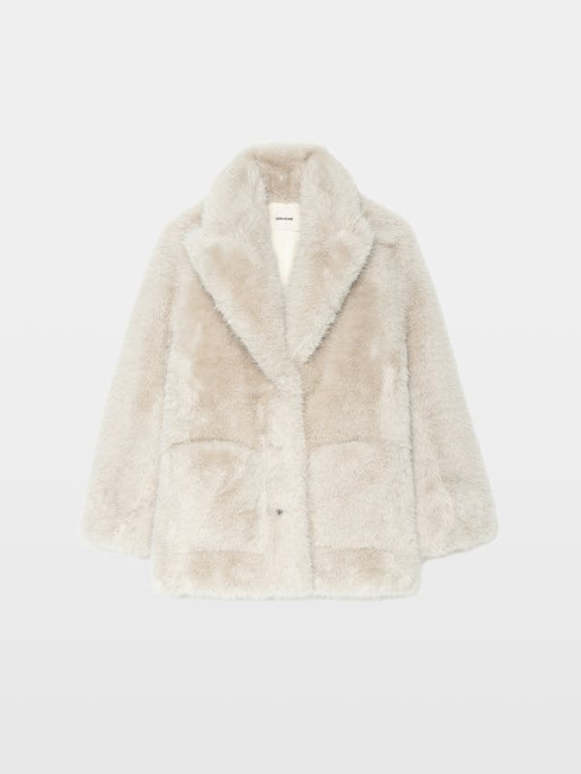 Fleur Faux Fur Coat